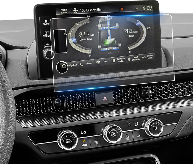 LFOTPP For 2026 CRV Screen Protector (WITHOUT Track Buttons)CRV Accessories 2026 Honda CRV (LX/EX/Sport Hybrid/EX-L/TrailSport Hybrid/Sport-L Hybrid)9 Inch Navi Touchscreen [Matte Glass] 2026 Anti-Glare Matte 9H Glass* - Image 1